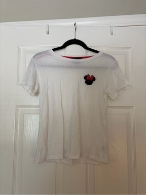 kate spade Disney Collaboration White Tee with Red Trim